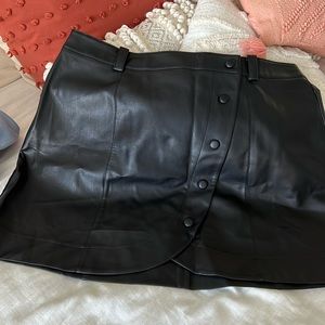 Eloquii faux leather wrap skirt size 18